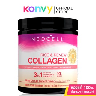 NeoCell Rise and Renew Collagen Powder 3in1 198g ผลิตภัณฑ์เสริมอาหารคอลลาเจน.