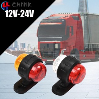 Chink ไฟหรี่ข้าง Led DC 12V 24V กันน้ํา สีแดง ขาว แดง เหลือง สําหรับรถพ่วง 2 ชิ้น