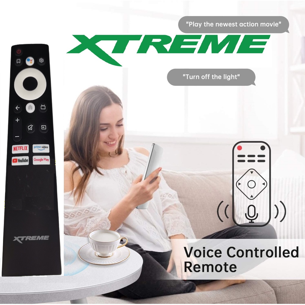 [ XTREME Remote / Skyworth Remote/ Coocaa Remote] รีโมทพร้อม VOICE COMMAND SUE Series