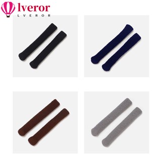 Lveror ชุดขาแว่นตา ผ้าวูล กันลื่น ทนทาน สีเทา สีดํา สีน้ําตาลเข้ม สําหรับผู้ชาย และผู้หญิง 4 คู่