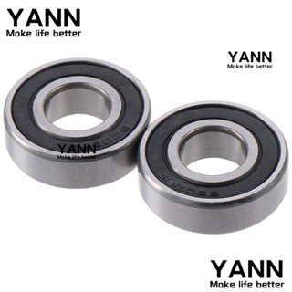 Yann1 ตลับลูกปืนเม็ดกลมร่องลึก ความแม่นยําสูง 17x40x12 มม. 6203-2RS 2 ชิ้น