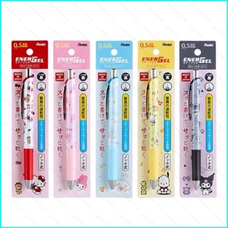 Doly Pentel Sanrio ปากกาเจล 0.5 มม. Melody Cinnamoroll Kuromi Pochacco เครื่องเขียนสําหรับนักเรียน