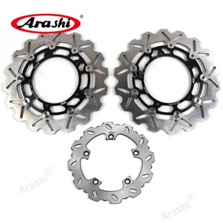 Arashi ดิสก์เบรกหน้า หลัง CNC สําหรับ YAMAHA YZF-R7 YZF R7 700 2022 FZ-09 850 2014-2017 MT09 MT-09 ABS 2014-2020 XSR 900 XSR900 ABS 850 2016 2017 2018 2019 -2021