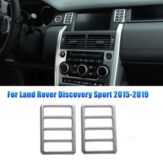 ฝาครอบปุ่มกดคอนโซลรถยนต์ พลาสติก อุปกรณ์เสริม สําหรับ Land Rover Discovery Sport 2015-2019 2 ชิ้น