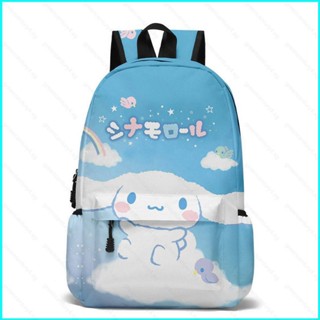 Doly Sanrio Cinnamoroll กระเป๋าเป้สะพายหลัง ความจุขนาดใหญ่ ระบายอากาศ พิมพ์ลาย อเนกประสงค์ แฟชั่นสําหรับผู้หญิง และผู้ชาย