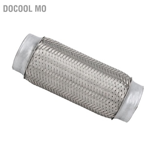 Docool Mo 2.5x8in ท่อไอเสียท่อสแตนเลสแบบยืดหยุ่นข้อต่อท่อ Universal สำหรับรถยนต์