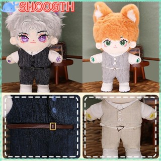 Shoogth เข็มขัดคาดเอว 10 แบบ อุปกรณ์เสริม สําหรับตุ๊กตา 20 ซม. 2 ชิ้น