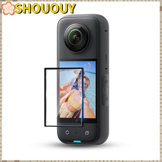 Shououy ฟิล์มป้องกันกล้องแอคชั่น อุปกรณ์เสริม สําหรับ Insta360 X3 2 ชิ้น