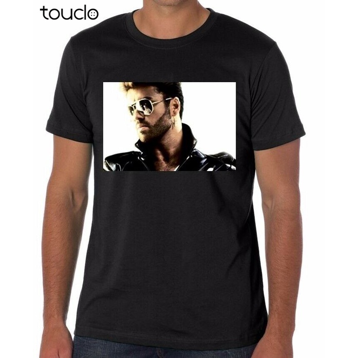 เสื้อยืดผู้ชายขนาดใหญ่ George Michael 1 80S T เสื้อ Wham Uk Rip Cd เสื้อกีฬาสําหรับชายที่กําหนดเอง A