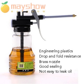 Mayshow 250 มล. ขวดน้ํามันใส สามารถเติมน้ํามัน ท่อพลาสติก จาระบี หม้อน้ํามัน