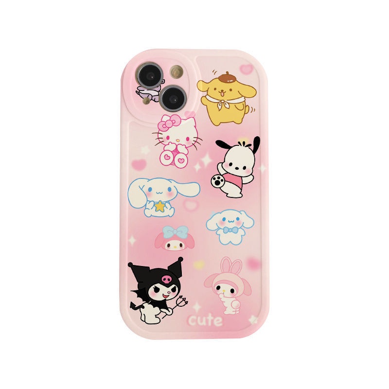 เคส iphone hone 11 12 13 14 15 plus Pro Max iphoneX Xr Xs Max 7 8 6s plus การ์ตูนน่ารัก Kuromipacha สุนัขเคสโทรศัพท์นุ่ม - รูปที่ 3