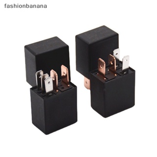 [fashionbanana] รีเลย์เตือนภัยรถยนต์ DC 12V 40A 1NO 1NC SPDT 4/5 Pins 40 แอมป์