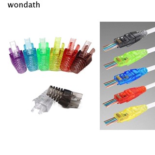 Wonda LAN ฝาครอบเชื่อมต่อสายเคเบิล RJ45 CAT6 หลากสี ทนทาน CAT6