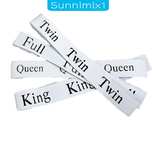 [Sunnimix1] ชุดสายรัดผ้าปูที่นอน แบบคู่ สําหรับห้องนอน หอพัก 8 ชิ้น