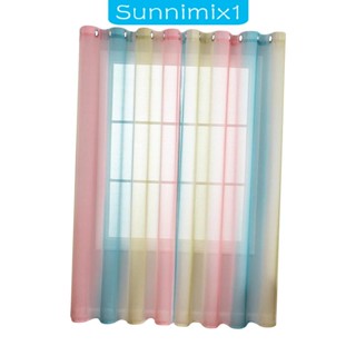 [Sunnimix1] ผ้าม่านโปร่งแสง แบบใส สําหรับหน้าต่างบ้าน ห้องนอน