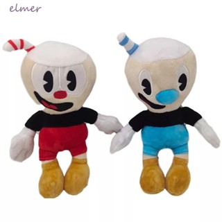 Elmer ตุ๊กตาหุ่นหัวแก้วน่ารัก แบบนิ่ม ของขวัญคริสต์มาส ของเล่นสําหรับเด็ก