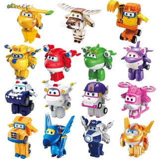 Elmer หุ่นยนต์เครื่องบิน อะนิเมะ Jett Dizzy Donnie Super Wings ขนาดเล็ก