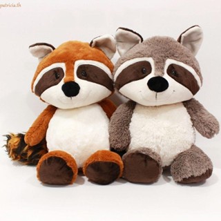 Patricia ตุ๊กตาแรคคูนจําลอง แบบนิ่ม รูปการ์ตูนคริสต์มาส ของเล่นสําหรับเด็ก