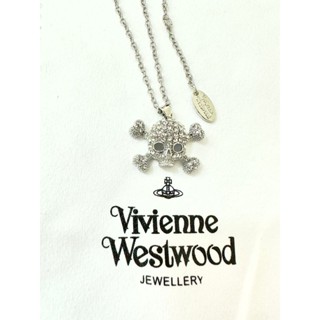 0830YWTS Queen Mother of the West Weiweian Vivienne Full Diamond Skull Necklace Punk Ins Titanium Steel Necklace Mens and Womens Ornament SH6R