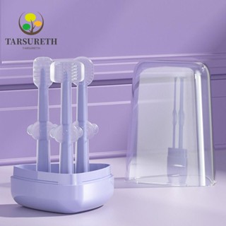 Tarsureth แปรงสีฟัน รูปตัว U ทําความสะอาดลิ้นเด็กทารก 3 ชิ้น