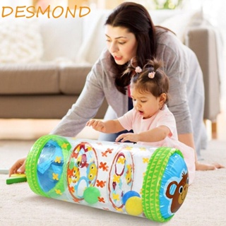 Desmond ลูกกลิ้งเป่าลม PVC สีเขียว พร้อมกระดิ่ง ของเล่นเสริมการเรียนรู้ สําหรับเด็ก