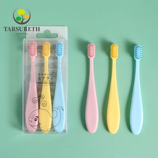 Tarsureth แปรงสีฟันพลาสติก ขนแปรงนุ่ม ลายการ์ตูน ขนาด 13 ซม. สําหรับเด็ก ดูแลช่องปาก 9 ชิ้น