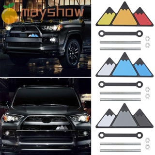 Mayshow กระจังหน้ารถยนต์ 3 สี อุปกรณ์เสริม สําหรับ Toyota Tacoma TRD 4Runner Tundra 2018 2019