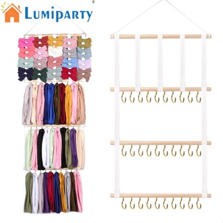 Lumiparty ที่คาดผม แบบไม้ แขวนผนัง สําหรับเด็กผู้หญิง