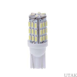 Utake หลอดไฟ Led 12V-T10-3014-42 สีขาว สําหรับติดป้ายทะเบียนรถยนต์