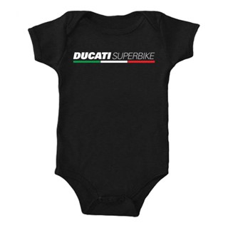 Ducati SUPERHBIKE MOTOR CASUAL SPORT BABY WHITE ROMPER 08