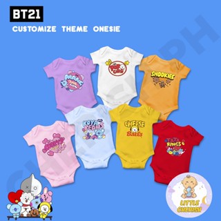 Kpop BT21 ชุดจั๊มสูท สําหรับเด็ก