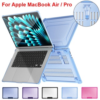 เคสแล็ปท็อป PC แข็ง กันกระแทก สําหรับ MacBook Pro Air 16 15 14 นิ้ว A2941 A2442 A2799 A2485 A2780