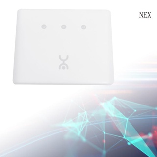 Nex เราน์เตอร์ 4G CAT4 US EU-Plug 4G WiFi พร้อมช่องใส่ซิมการ์ด RJ45 300Mbps 802 11 สําหรับ 32Users