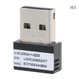 Nex อะแดปเตอร์การ์ด Wifi LAN ไร้สาย 150Mbps Mini USB 802 11b g n RTL8188 สําหรับคอมพิวเตอร์ตั้งโต๊ะ