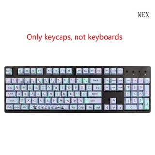 Nex PBT ปุ่มกด OEM Profile ปุ่มกดคีย์บอร์ด PBT ความแข็งแรงสูง