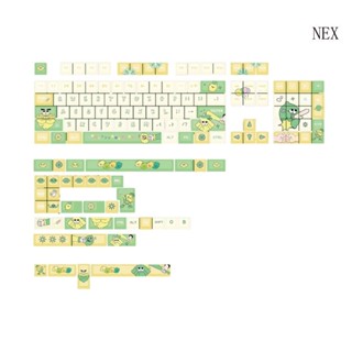 Nex ปุ่มกดคีย์บอร์ด PBT ทนทาน สําหรับคีย์บอร์ดเมคคานิคอล