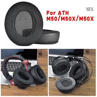 Nex แผ่นครอบหูฟัง สําหรับ ATH M50 M50X