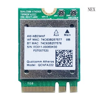 Nex การ์ด WiFi Atheros QCNFA222 บลูทูธไร้สาย 300M 2 4G