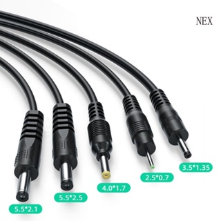 Nex สายชาร์จ USB เป็น DC USB-A เป็น DC5V 3 5 มม. 5 5 มม. สําหรับสายไฟ LED 5 ชิ้น