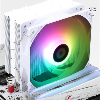 Nex พัดลมระบายความร้อน CPU TL-AX120 R-SE WHITE ARGB พร้อมท่อความร้อน 4 ชิ้น และพัดลม PWM สําหรับโปรเซสเซอร์