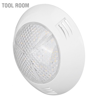 Tool Room ไฟสระว่ายน้ำ 160LED โคมไฟใต้น้ำ IP68 ตกแต่งภูมิทัศน์กันน้ำ 18W AC12V แสงสีขาว