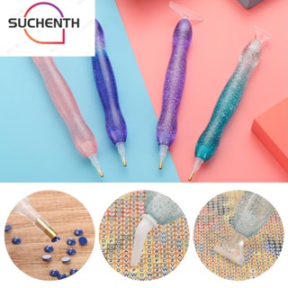 Suchenth ปากกาปักครอสติชคริสตัลเรซิ่น แฮนด์เมด สําหรับตกแต่งบ้าน