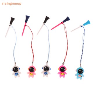 [risingmeup] ที่ตั้งลูกกอล์ฟ Led ลายการ์ตูนกลิตเตอร์ พร้อมเชือก ป้องกันการสูญหาย สําหรับเล่นกีฬากอล์ฟ 1 ชิ้น