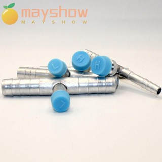 Mayshow ข้อต่อวาล์วเครื่องปรับอากาศ ยางอลูมิเนียม R134a คุณภาพสูง แบบเปลี่ยน สําหรับรถยนต์