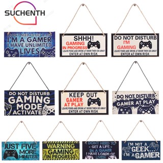 Suchenth ป้ายไม้ ลายเกม Im Gamer สําหรับตกแต่งผนังบ้าน