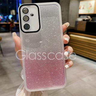 เคสโทรศัพท์มือถือ ซิลิโคนนิ่ม TPU ใส กันกระแทก แต่งกลิตเตอร์ ระยิบระยับ สําหรับ Samsung Galaxy A24 A34 A54 A14 LTE 4G 5G 2023