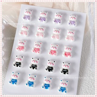 5 ชิ้นเล็บ 3d เรซิ่นหมีเครื่องประดับโดปามีนการ์ตูนใบหน้าสดใส D การ์ดหมีน้อยตกแต่งเล็บนักเรียนสาวอุปกรณ์แต่งเล็บสำหรับเล็บร้าน JOYFEEL