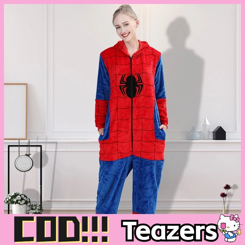 Teazers🔥ราคาถูก🔥ชุดฮีโร่ ชุดเเบทเเมน ชุดซุปเปอร์แมน ชุดซุปเปอร์ฮีโร่ hero ชุดมาสคอต ชุดแฟนซีSpiderman ชุดทอร์ TE379