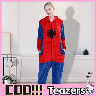 Teazers🔥ราคาถูก🔥ชุดฮีโร่ ชุดเเบทเเมน ชุดซุปเปอร์แมน ชุดซุปเปอร์ฮีโร่ hero ชุดมาสคอต ชุดแฟนซีSpiderman ชุดทอร์ TE379