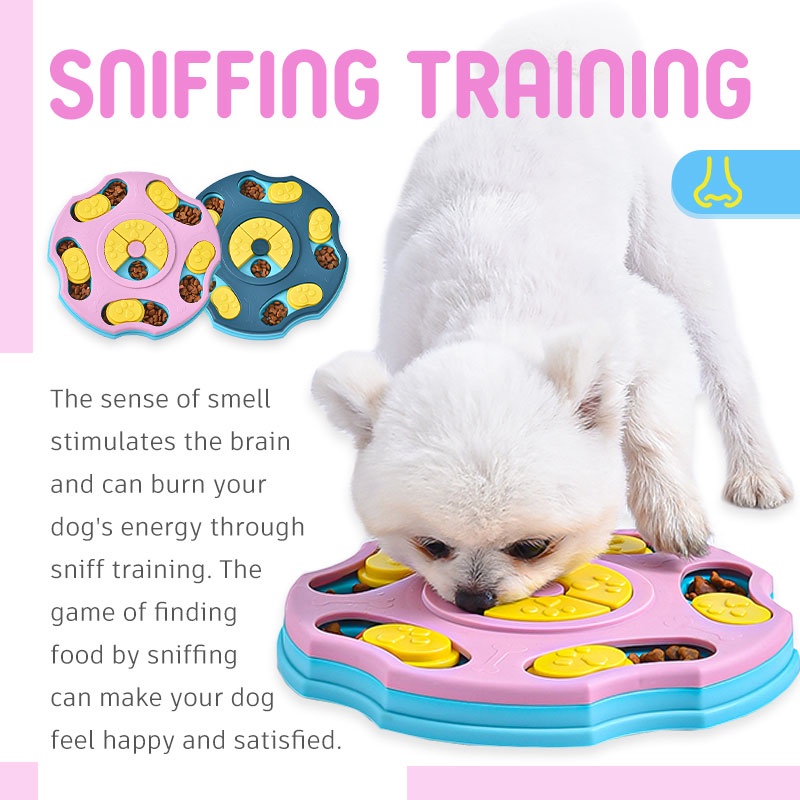 HamshMoc Interactive สัตว์เลี้ยงปริศนาของเล่น Foraging ของเล่นสุนัข IQ Sniffing การฝึกอบรมความเครียดบรรเทาช้ากิน Feeder เกมตลกสําหรับสุนัขลูกสุนัข - รูปที่ 3